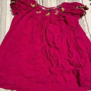 Smocked Christmas dress 12/18 month